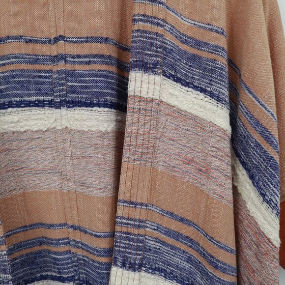 Elevenses Shoreline Kimono Cardigan Womens XS/S Peach Boho Western Beach Coastal - Picture 10 of 16